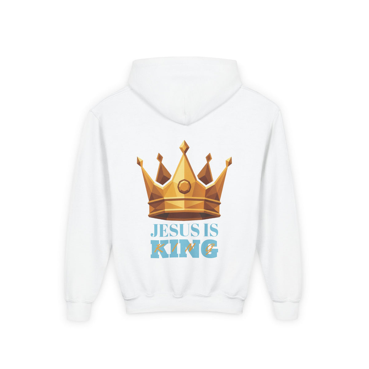 "Jesus is King" Youth Unisex Hoodie