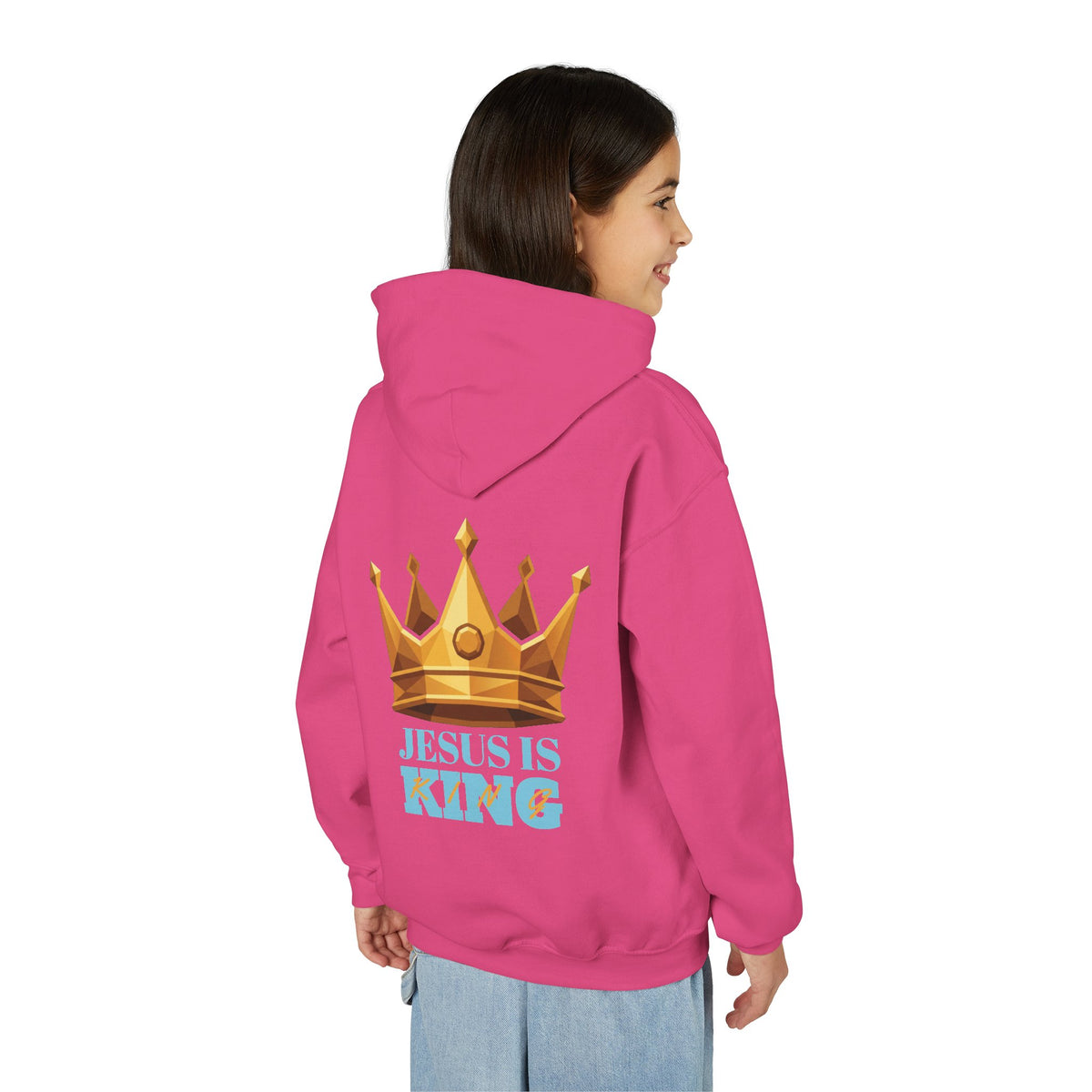 "Jesus is King" Youth Unisex Hoodie