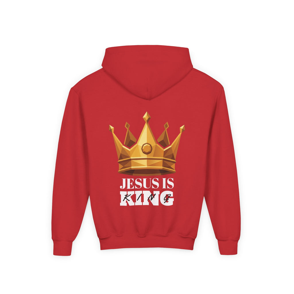 "Jesus is King" Youth Unisex Hoodie