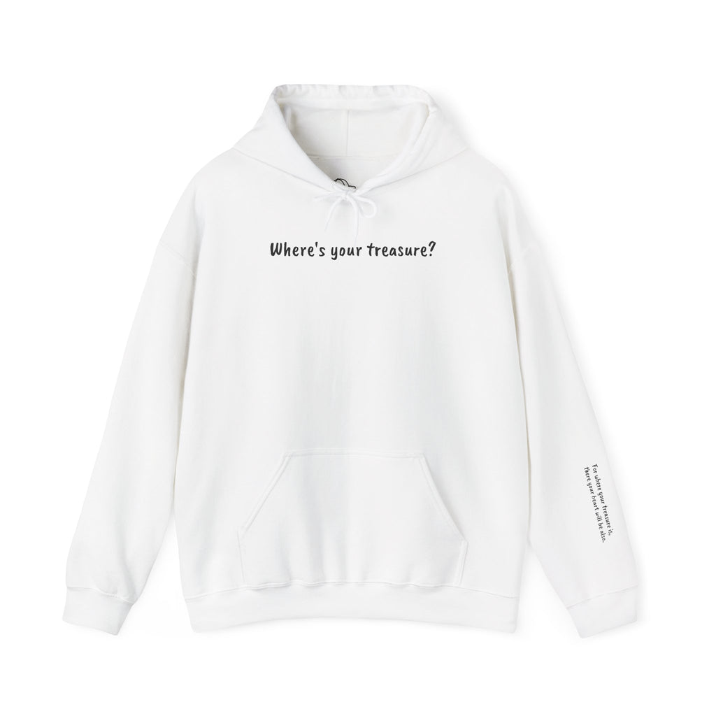 "Where's Your Treasure?" Unisex Lightweight Hoodie