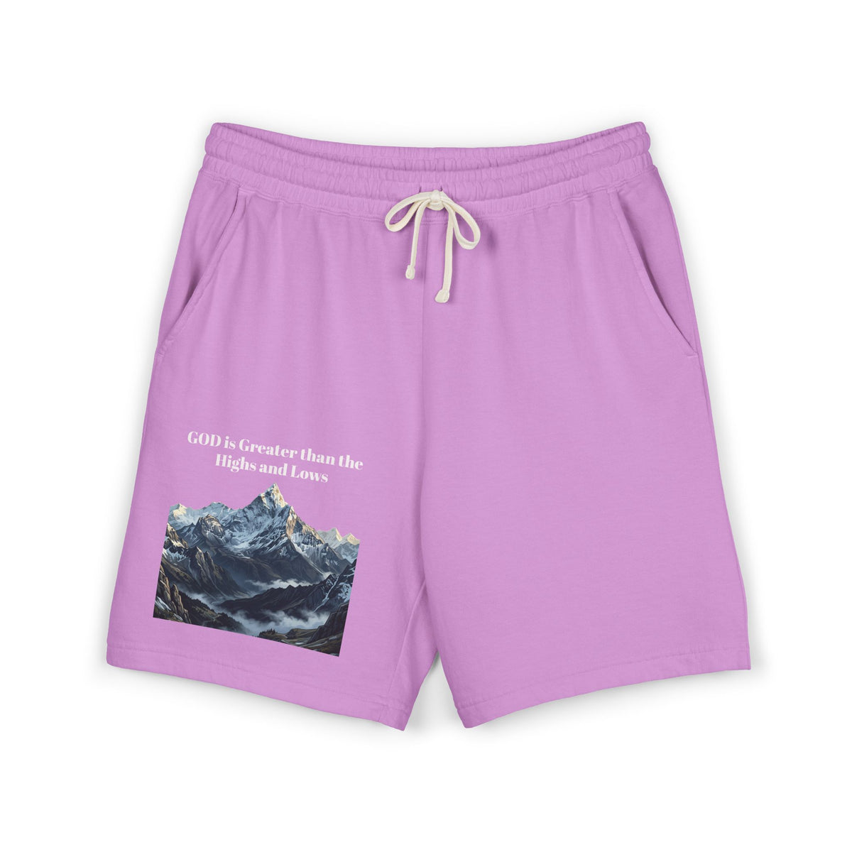 "GOD is Greater" Unisex Shorts