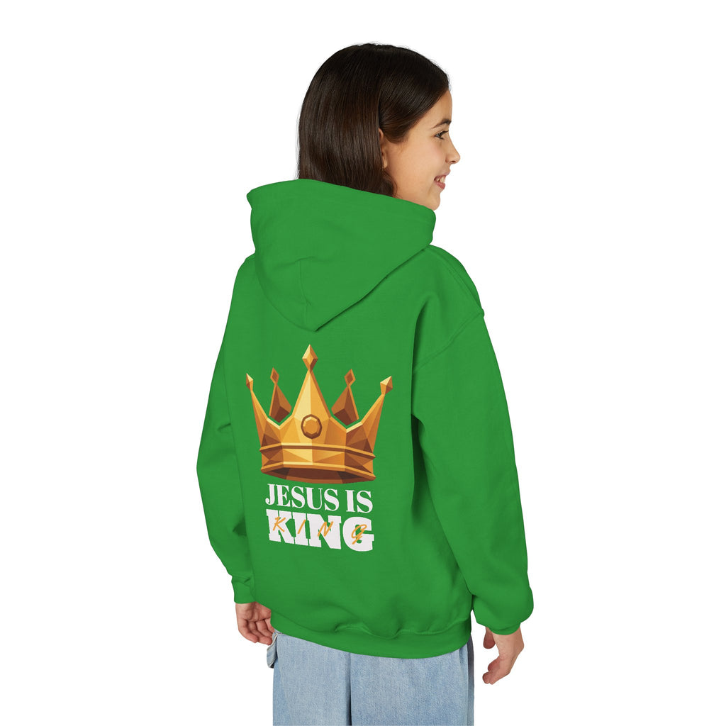 "Jesus is King" Youth Unisex Hoodie