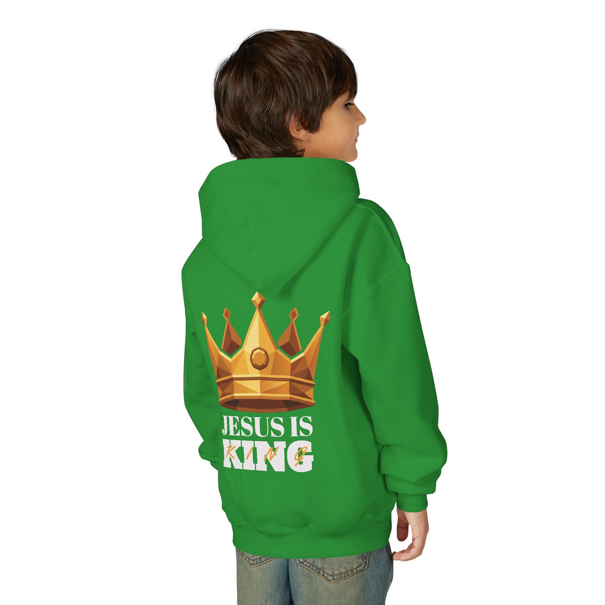 "Jesus is King" Youth Unisex Hoodie