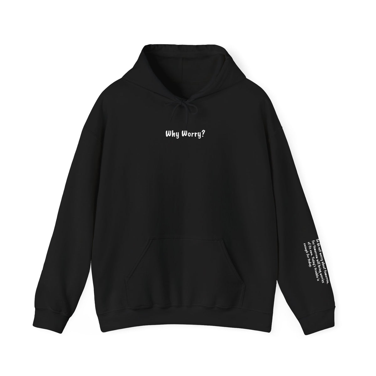 "Why Worry?" Unisex Lightweight Hoodie