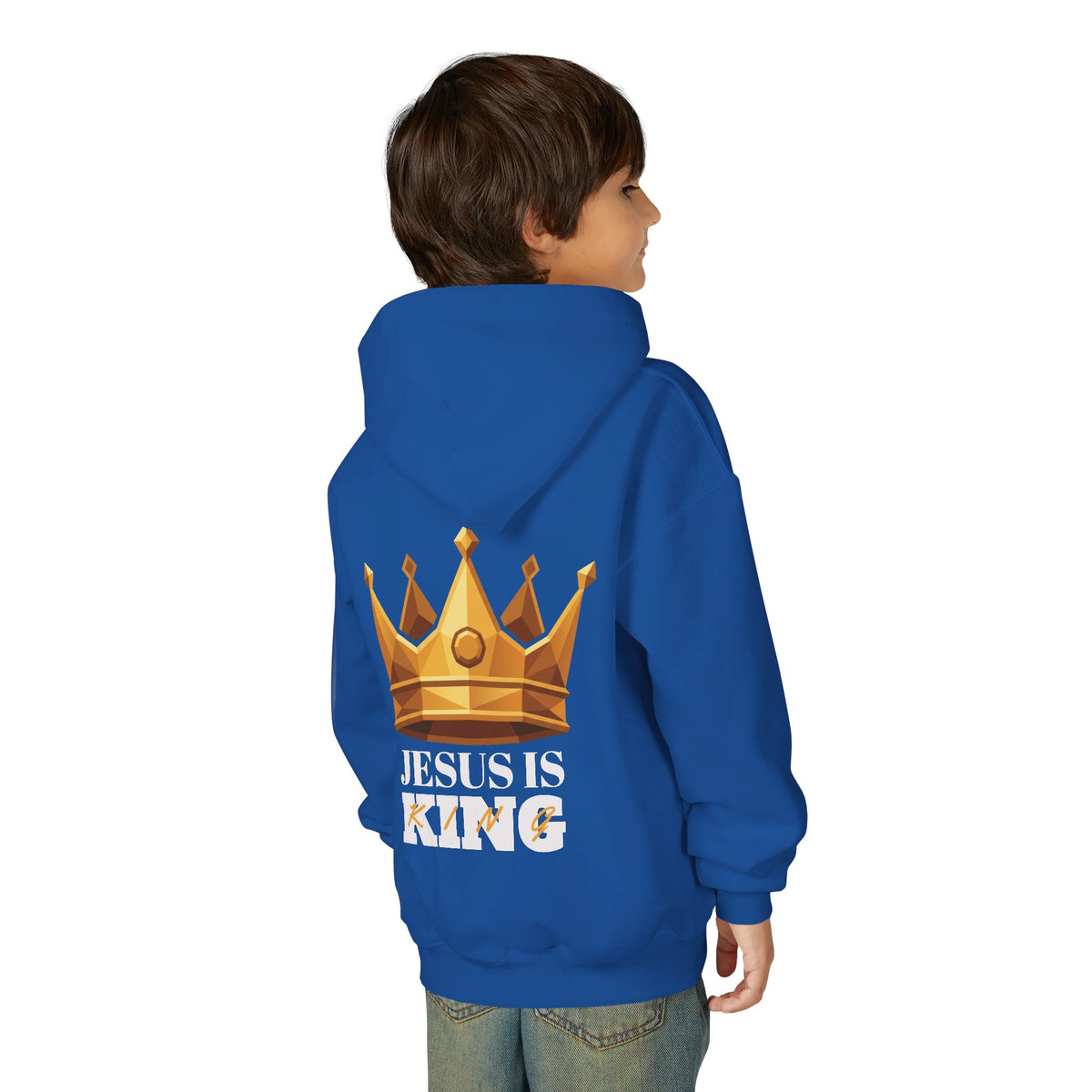 "Jesus is King" Youth Unisex Hoodie