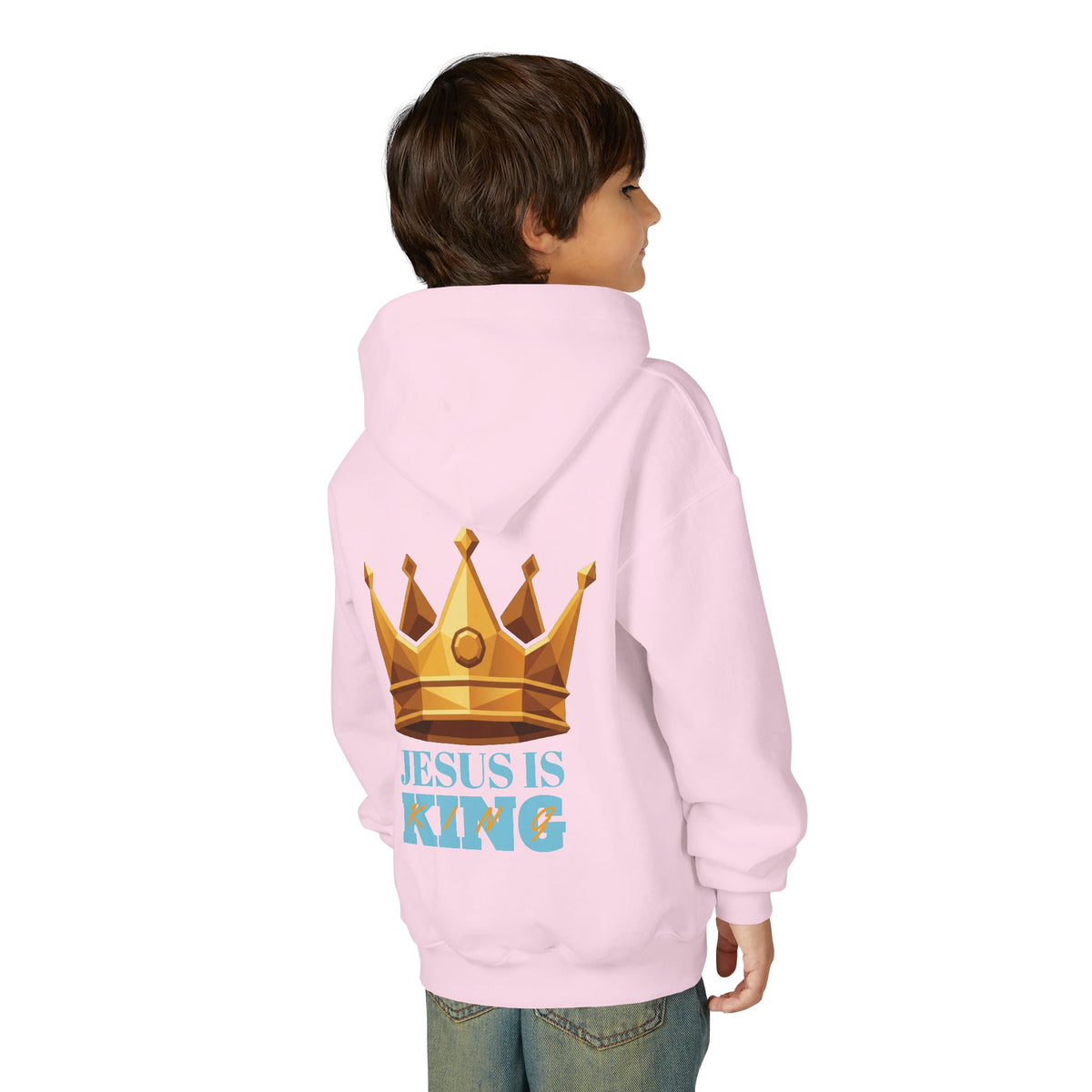 "Jesus is King" Youth Unisex Hoodie
