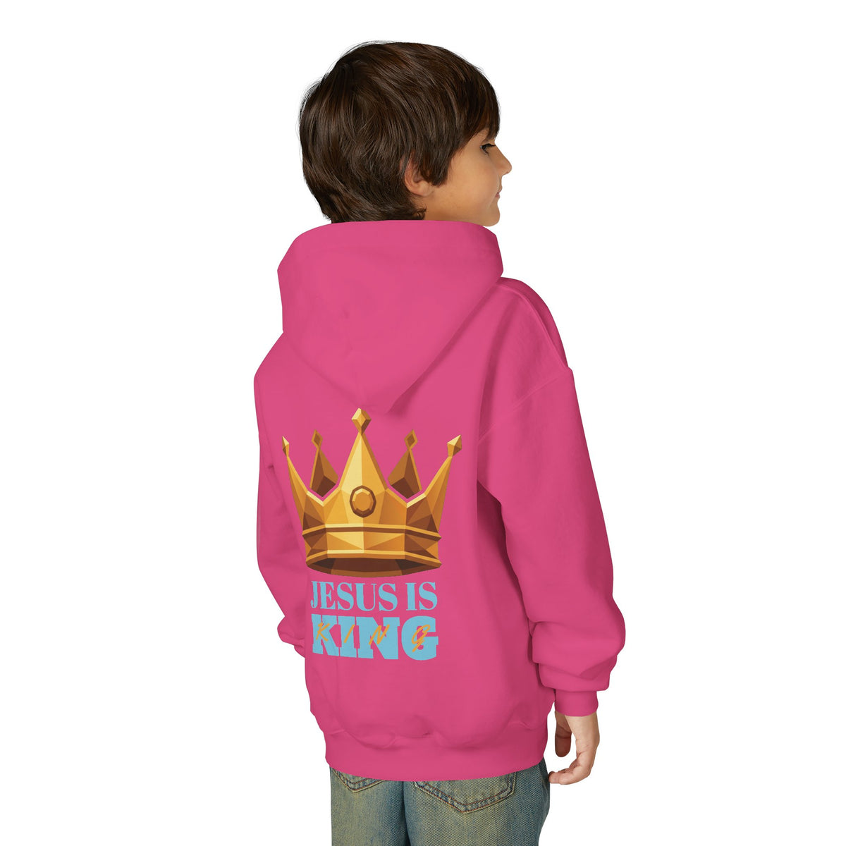 "Jesus is King" Youth Unisex Hoodie