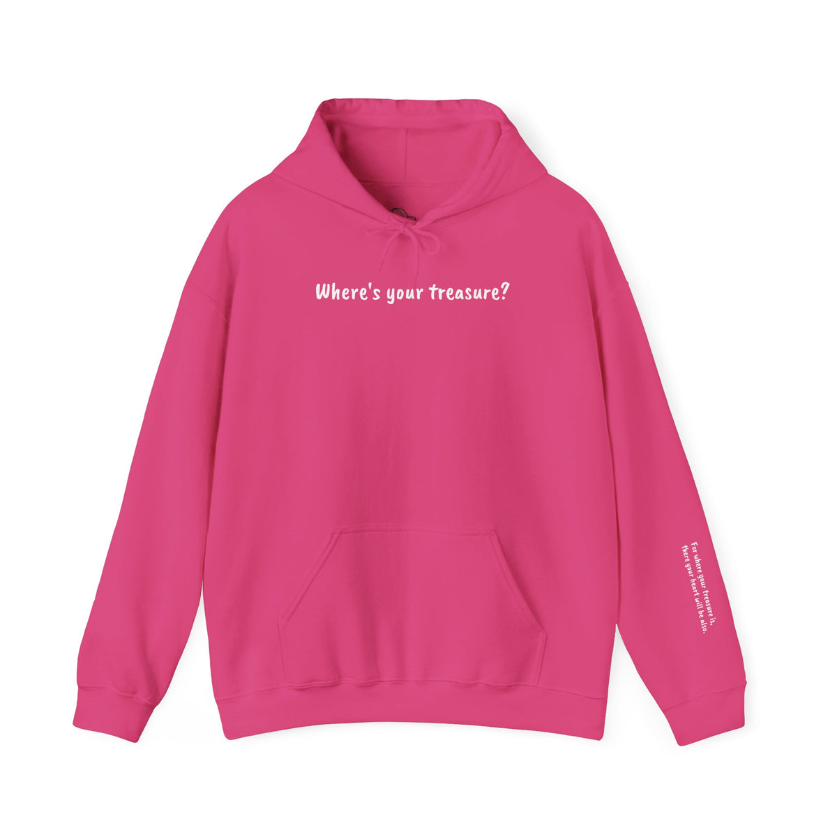 "Where's Your Treasure?" Unisex Lightweight Hoodie