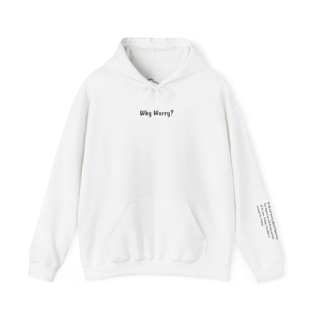 "Why Worry?" Unisex Lightweight Hoodie