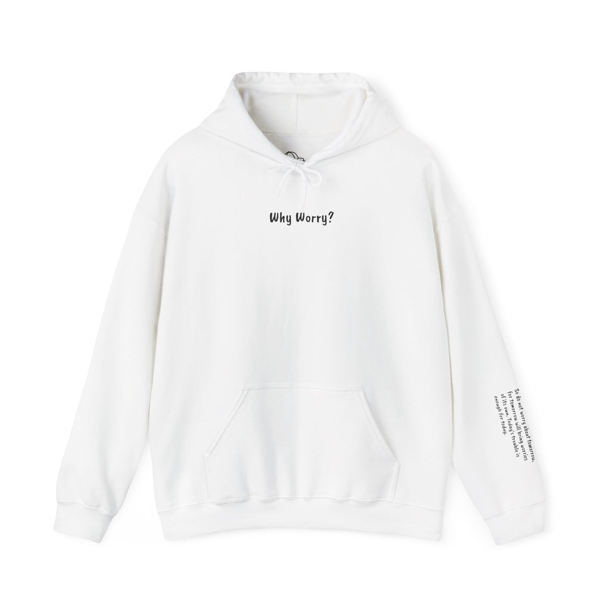 "Why Worry?" Unisex Lightweight Hoodie