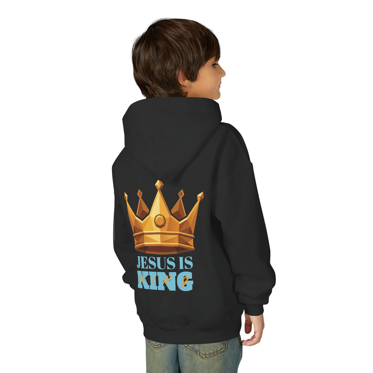 "Jesus is King" Youth Unisex Hoodie