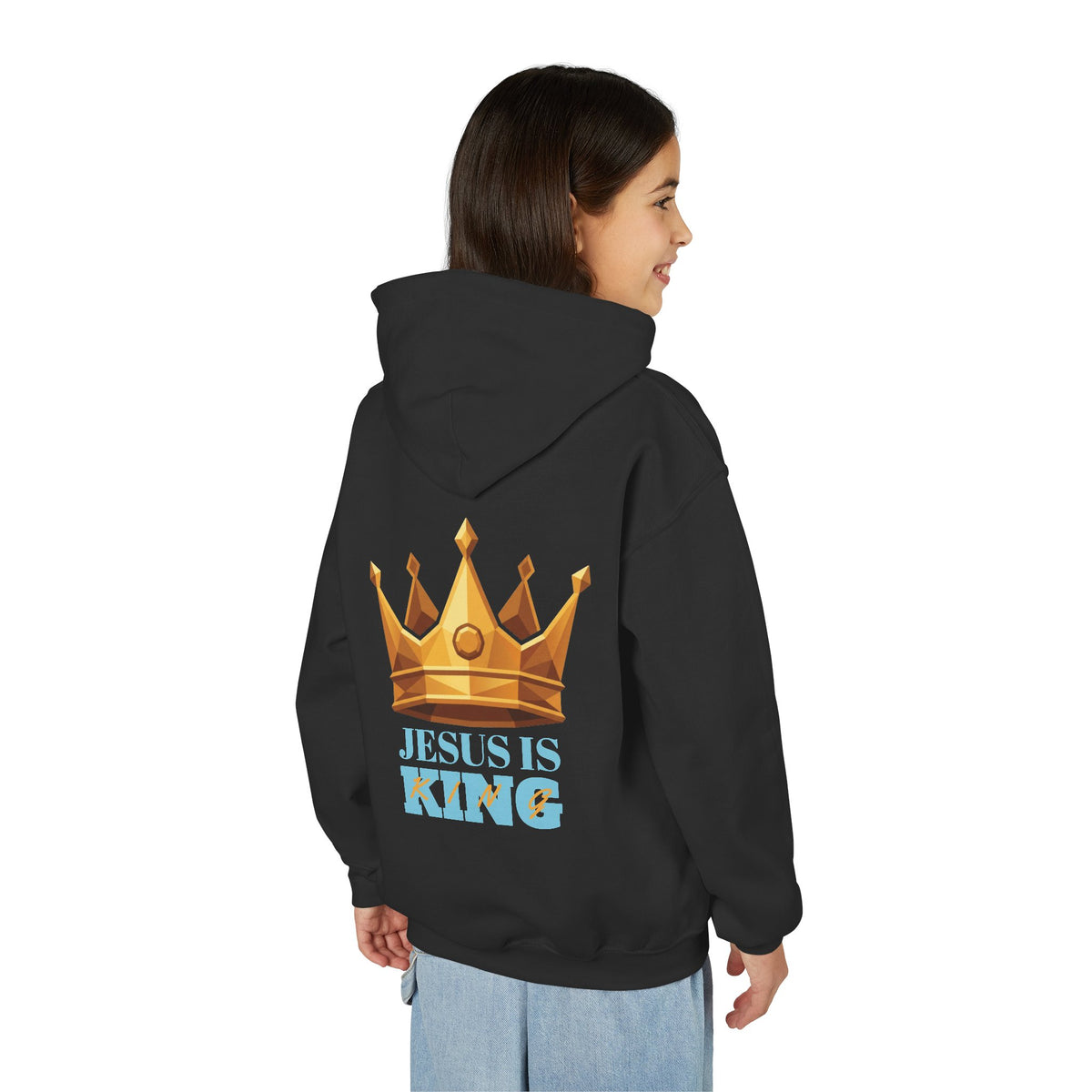"Jesus is King" Youth Unisex Hoodie
