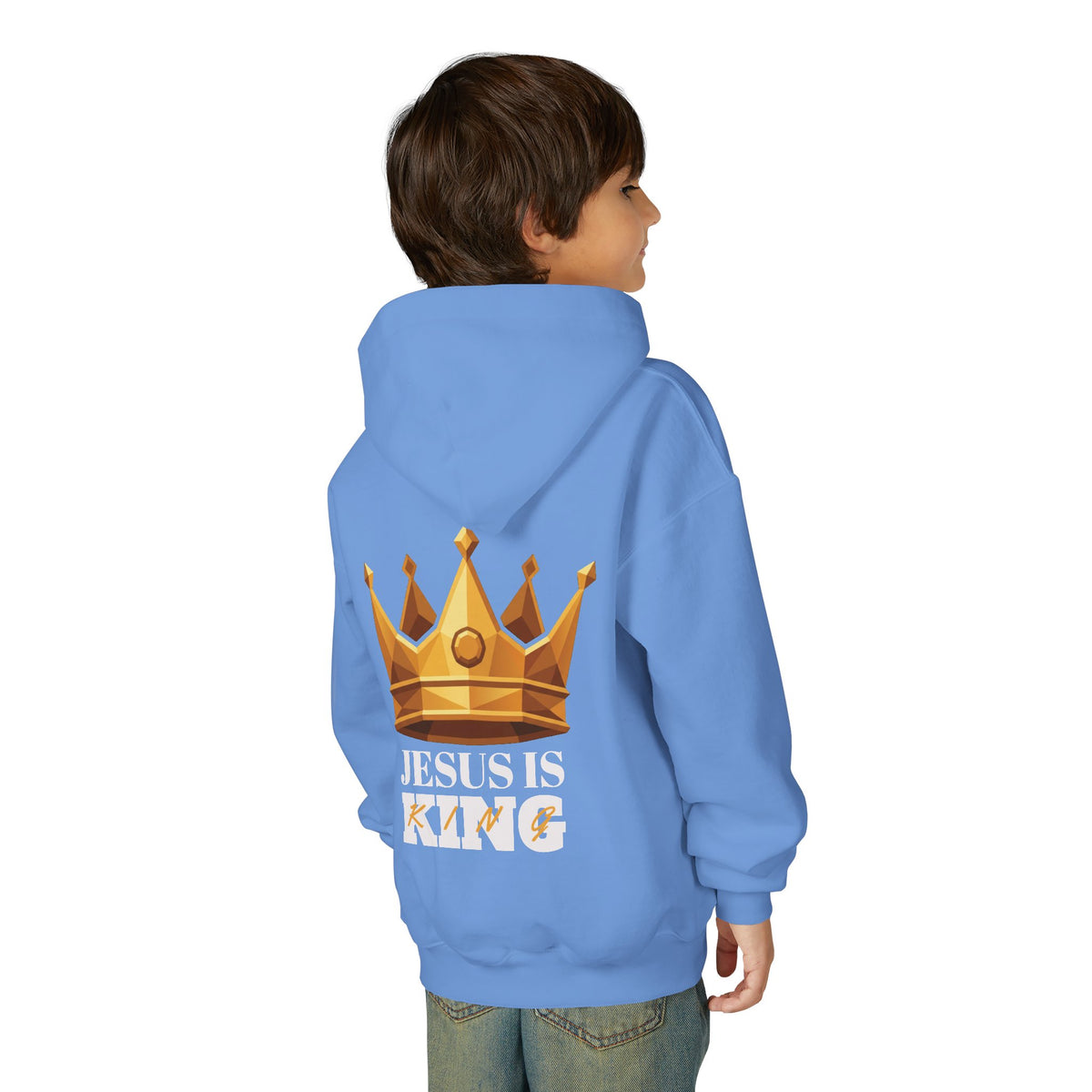 "Jesus is King" Youth Unisex Hoodie