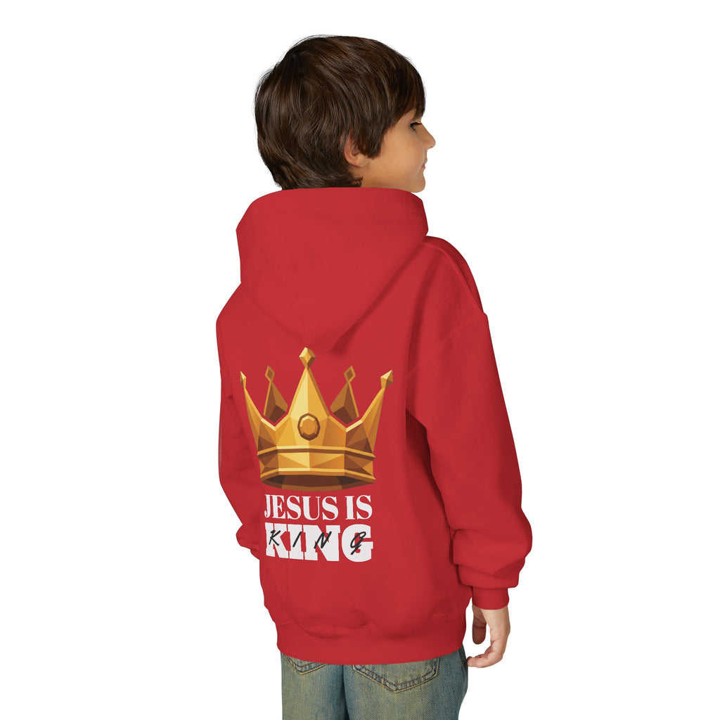 "Jesus is King" Youth Unisex Hoodie