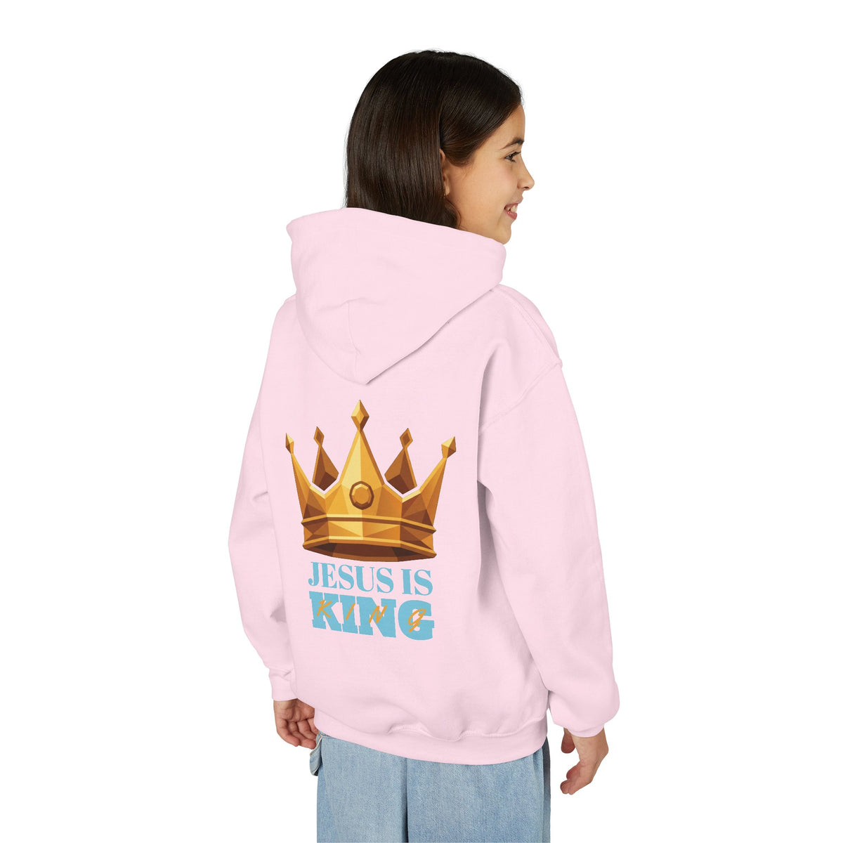 "Jesus is King" Youth Unisex Hoodie