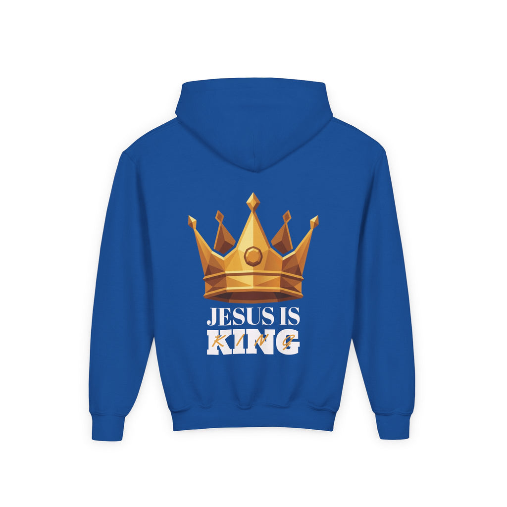 "Jesus is King" Youth Unisex Hoodie