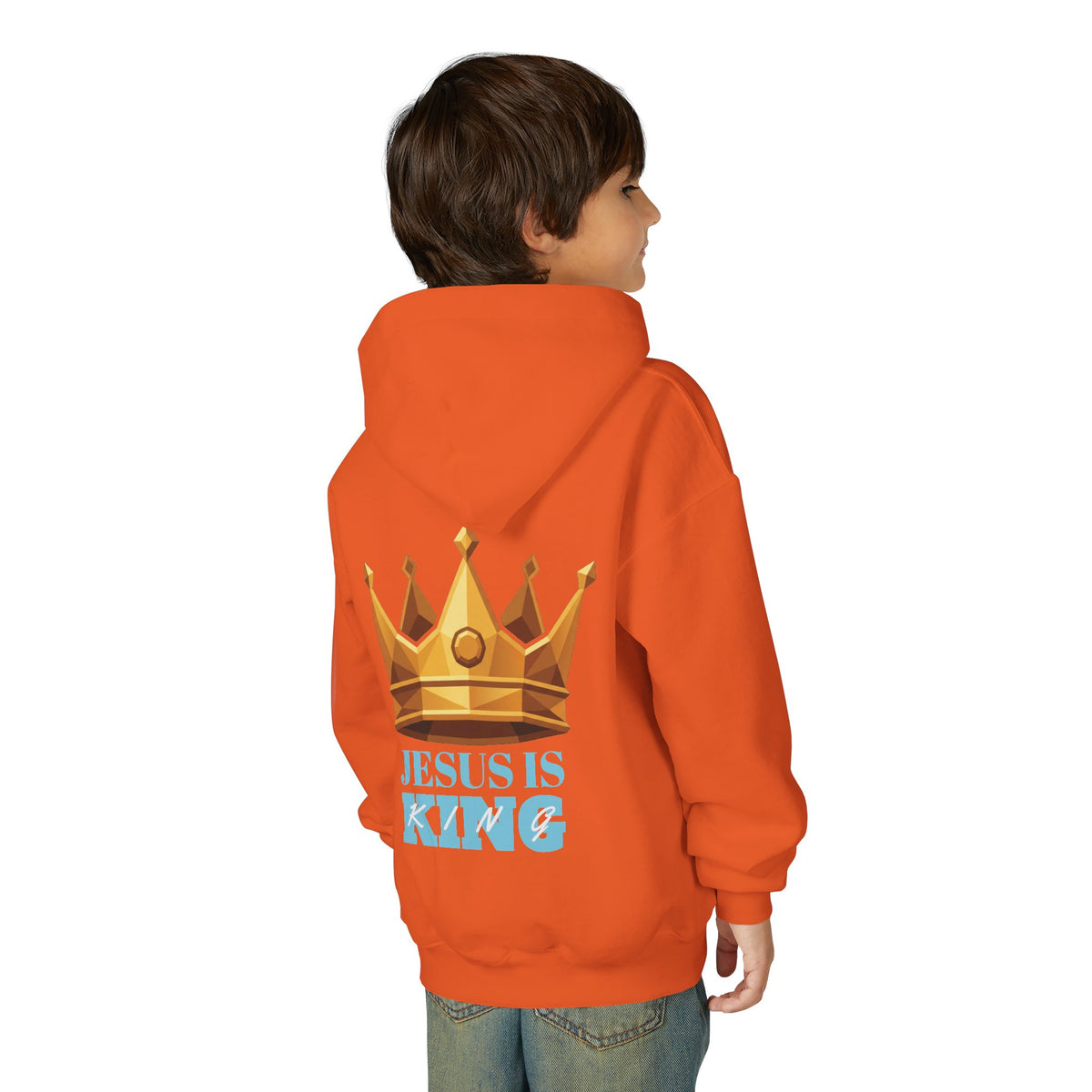 "Jesus is King" Youth Unisex Hoodie