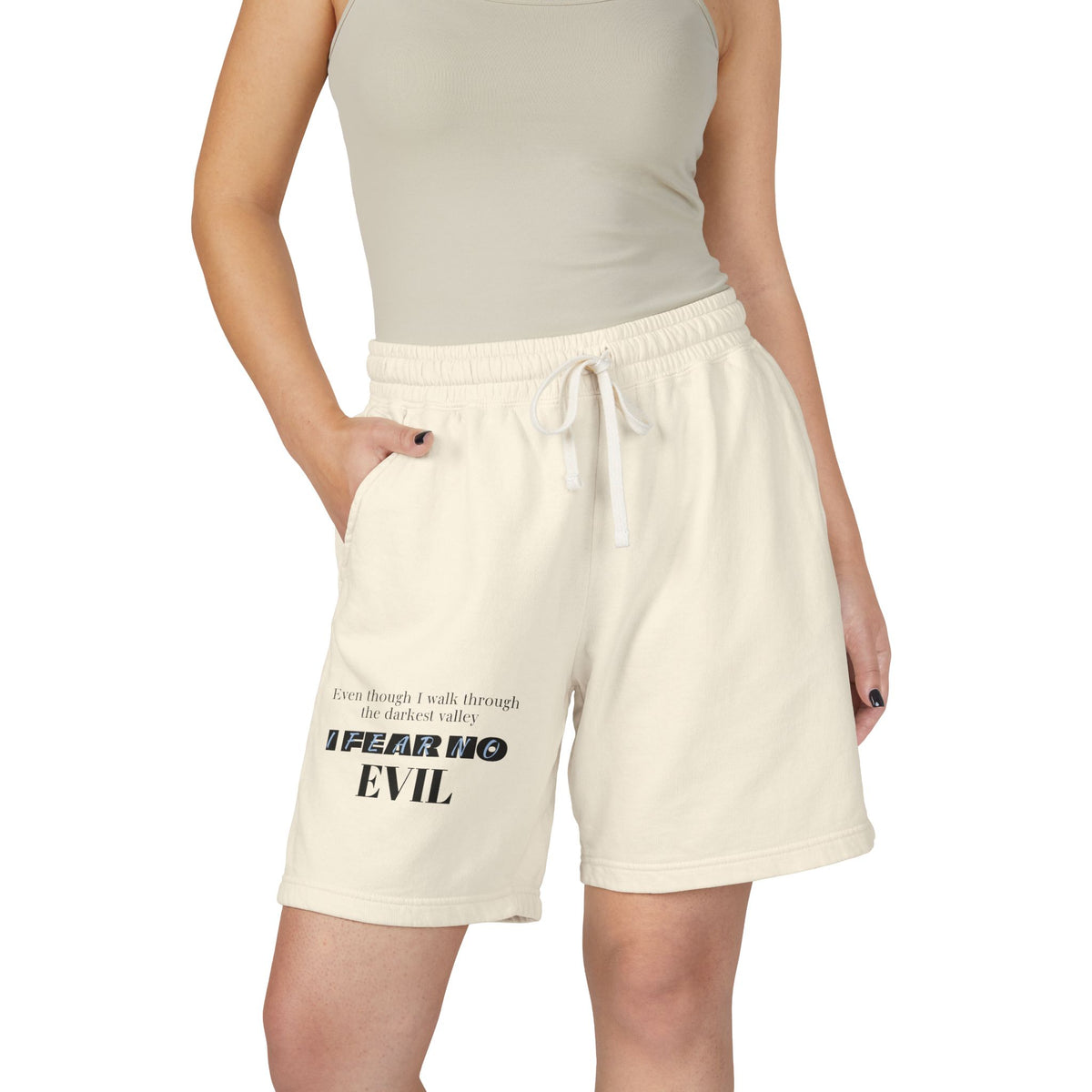 "Fear no Evil" Unisex Shorts