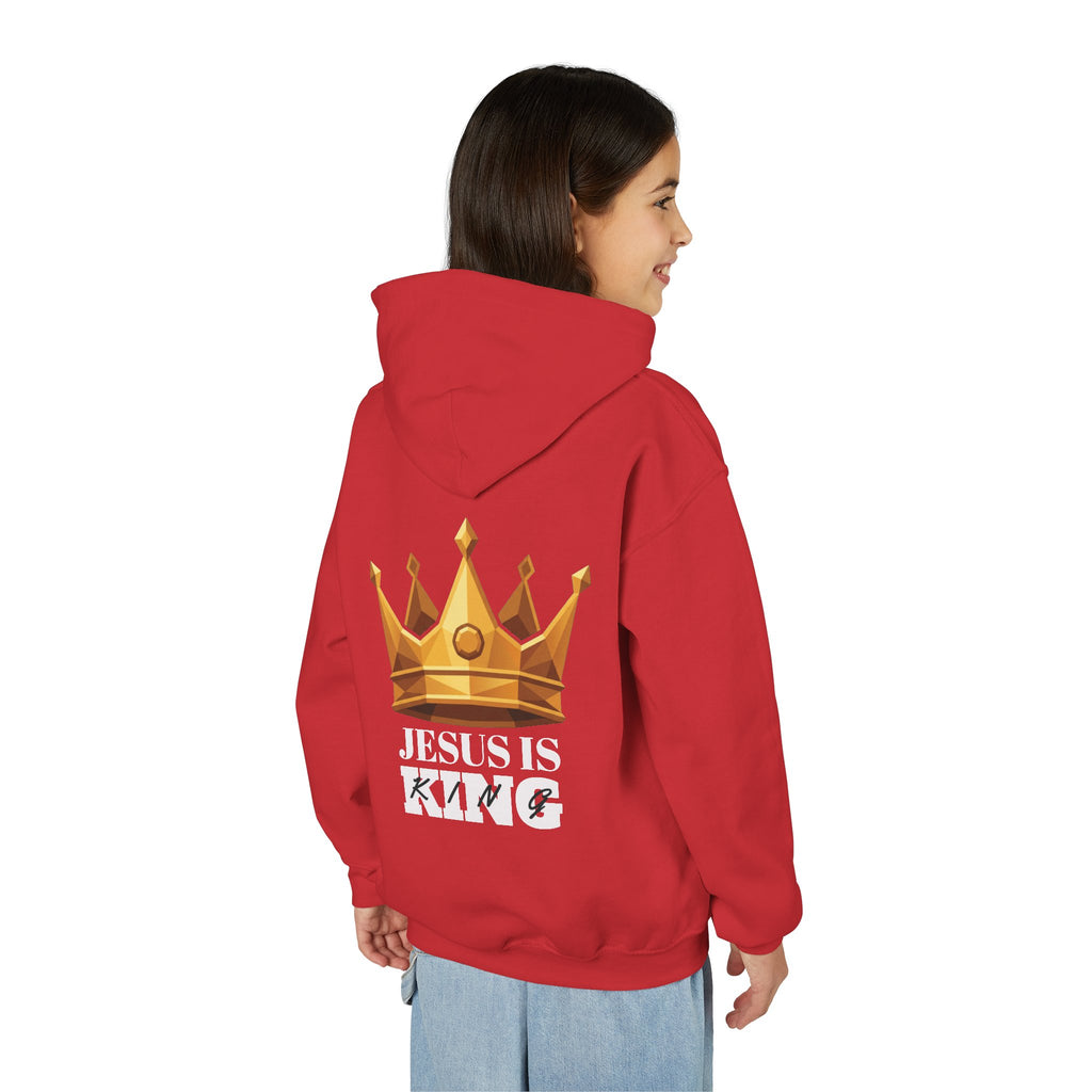 "Jesus is King" Youth Unisex Hoodie