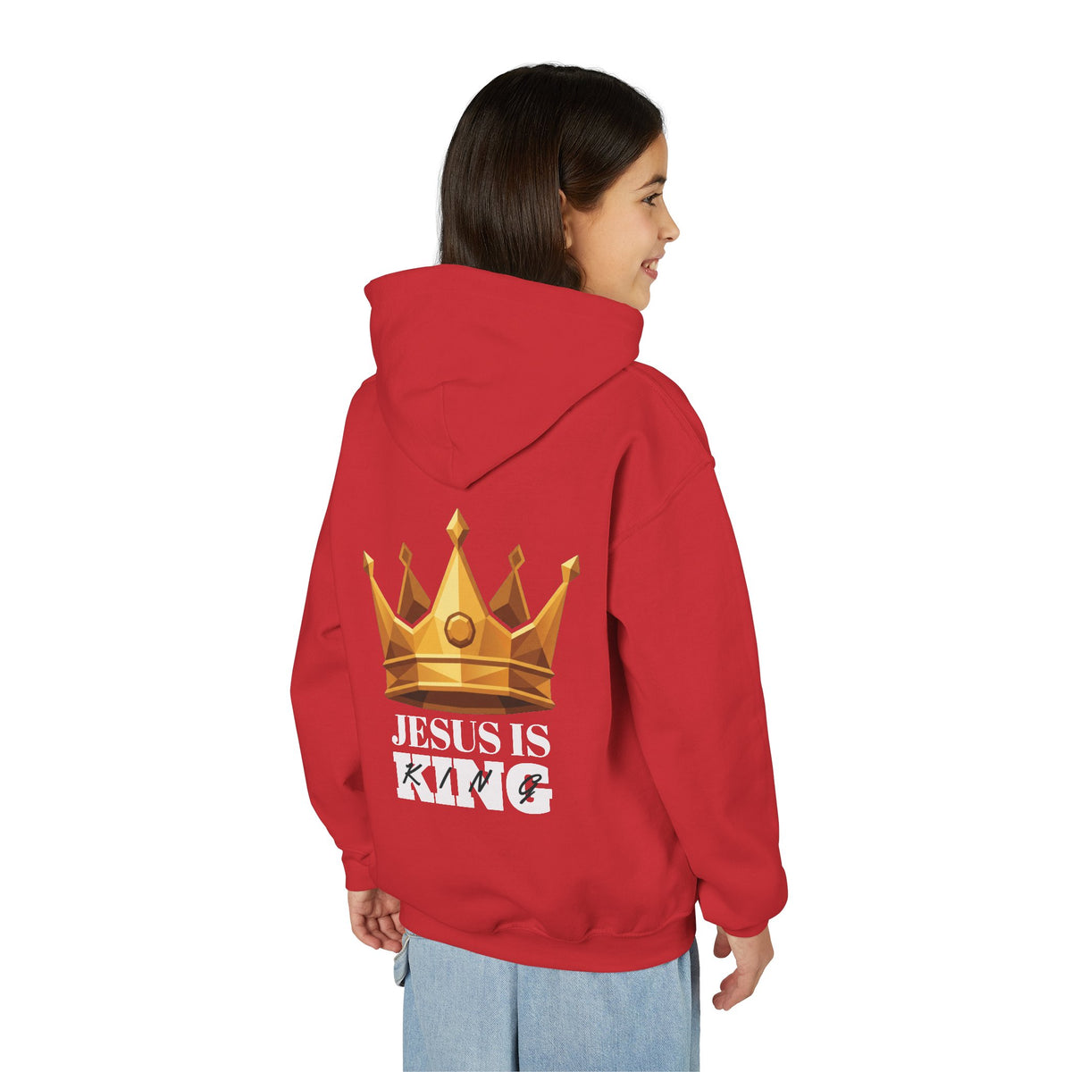 "Jesus is King" Youth Unisex Hoodie