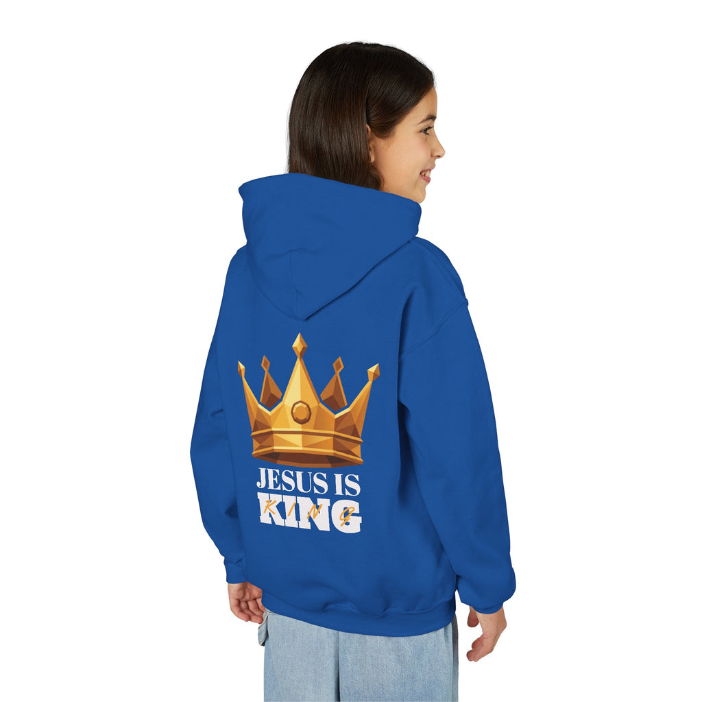 "Jesus is King" Youth Unisex Hoodie